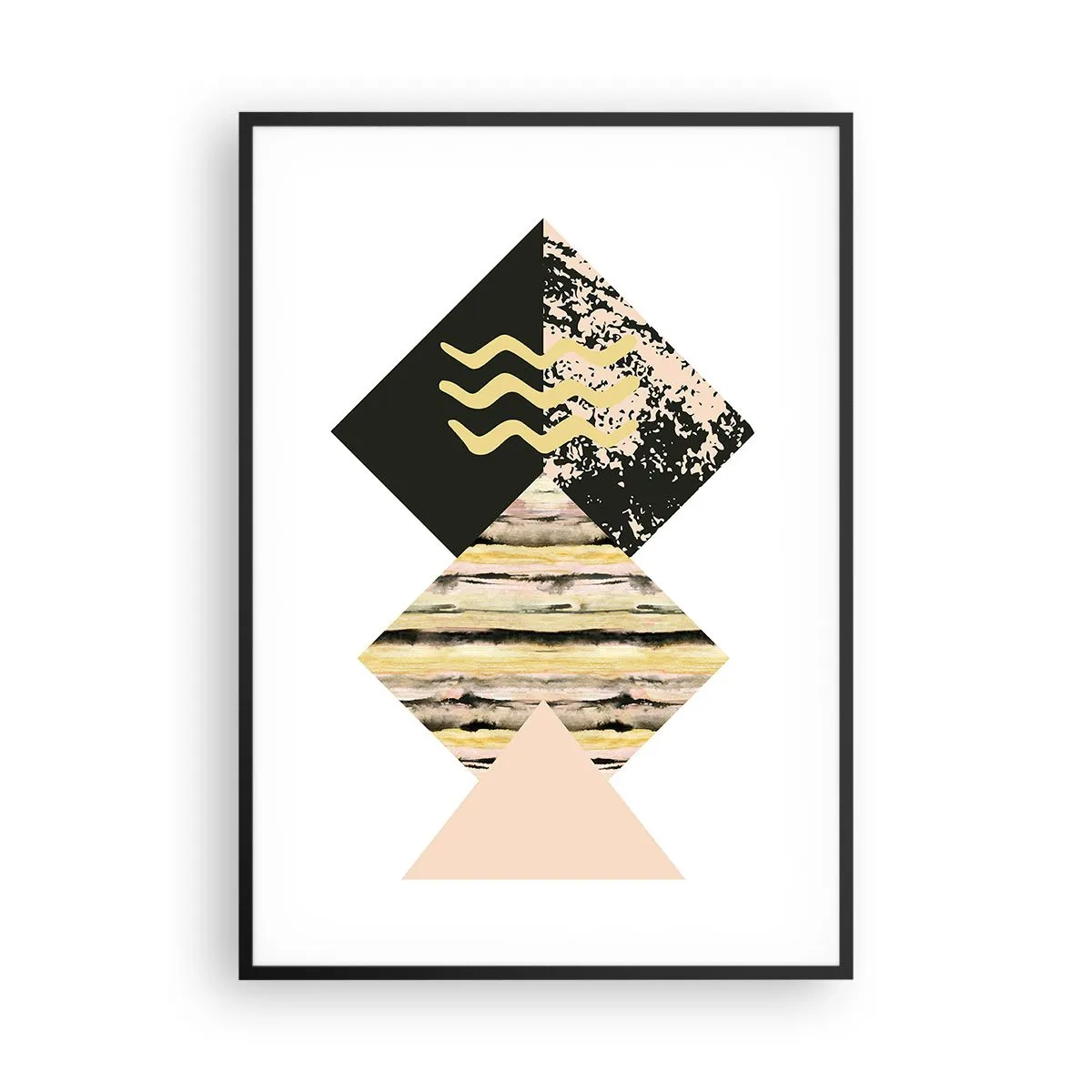 Plagát v čiernom ráme - Nie je to tak jednoduché - 70x100 cm