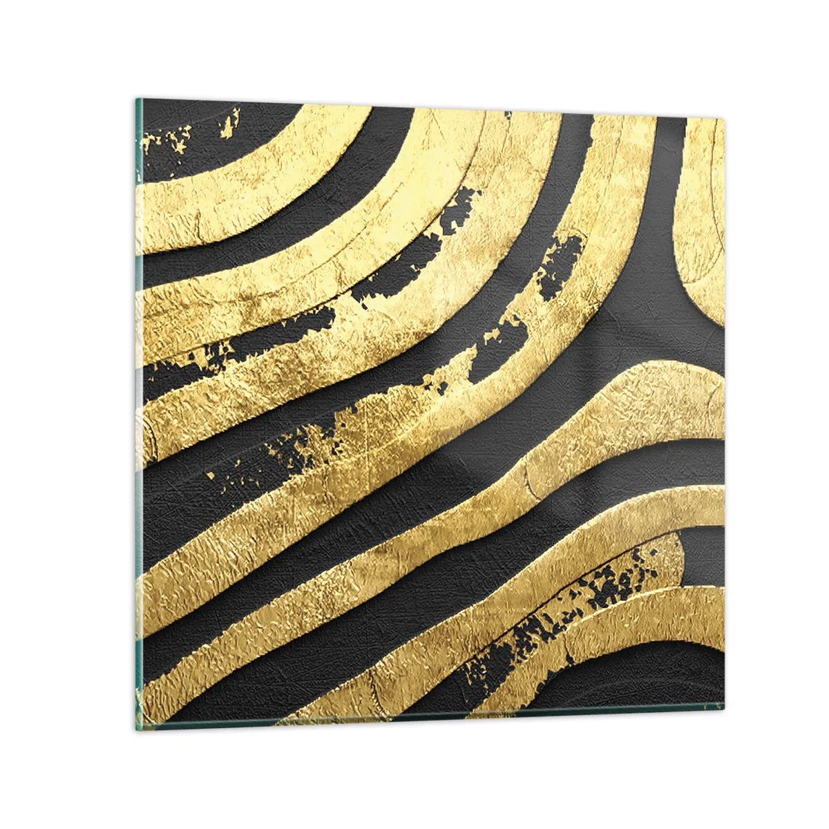 Obraz na skle - Všetko plynie - 30x30 cm