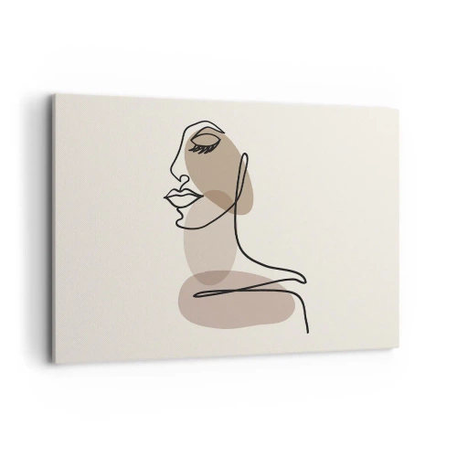 Obraz na plátne - Určitá línia krásy - 120x80 cm