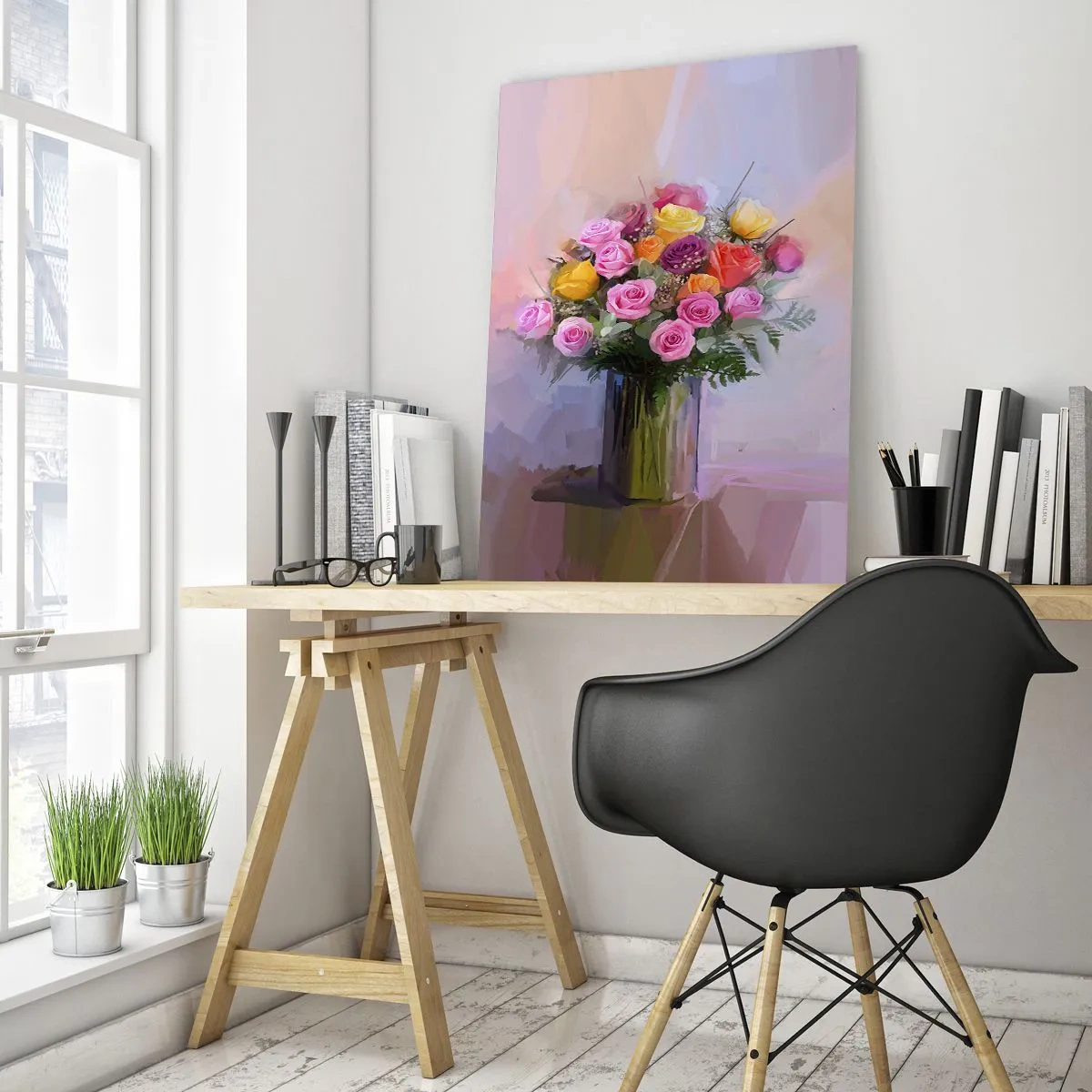 Obraz na skle - Zachytená krása - 50x70 cm