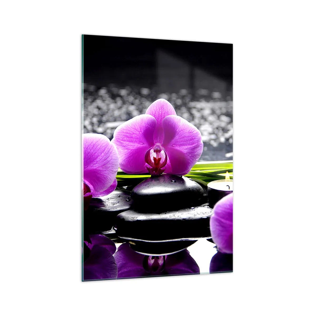 Obraz na skle - Utopiť v tichu a pokoji - 70x100 cm