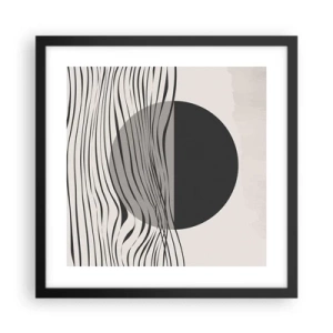 Plagát v čiernom ráme - Polovičná kompozícia - 40x40 cm