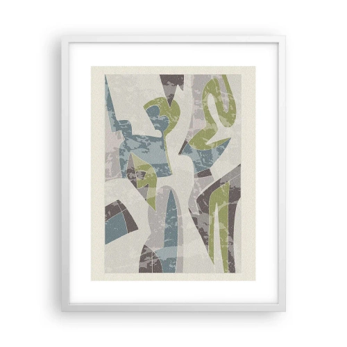 Plagát v bielom ráme - Kompozícia za sklom - 40x50 cm