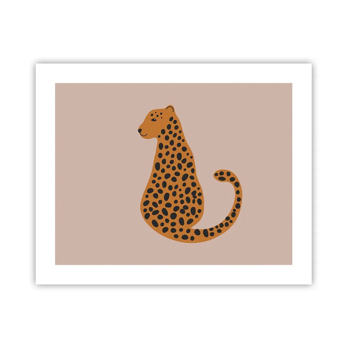 Plagát - Leopardný vzor je v móde - 50x40 cm