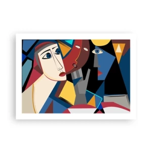 Plagát - Konverzácia kubistov - 70x50 cm