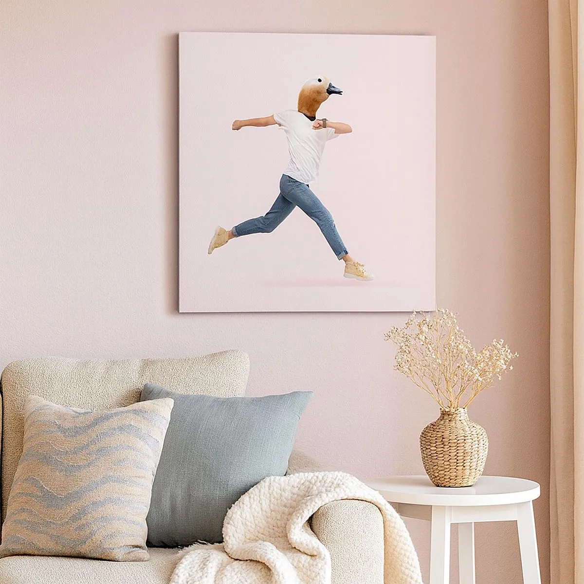 Obraz na plátne - Štipka absurdity - 30x30 cm