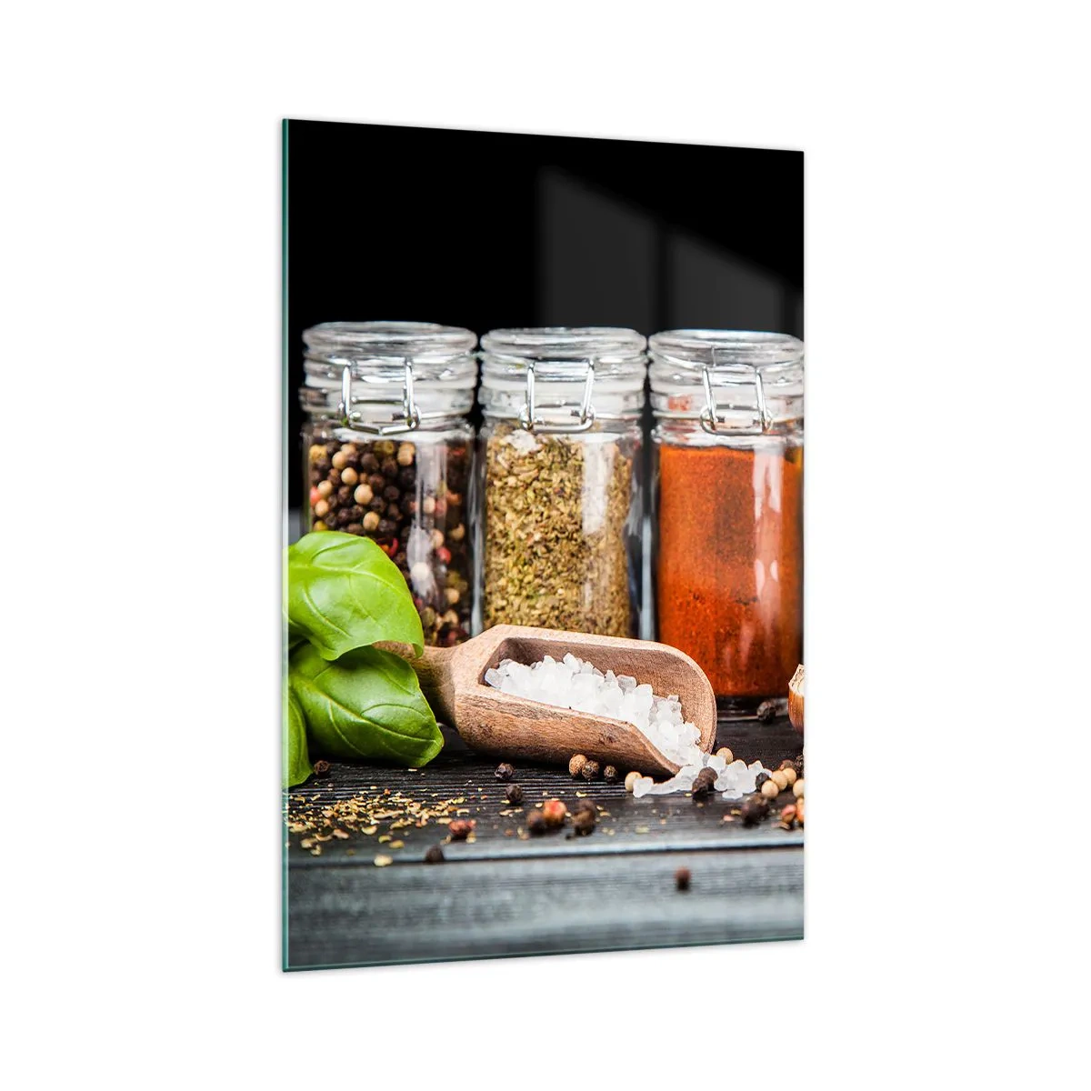 Obraz na skle - Aby mal život chuť - 70x100 cm