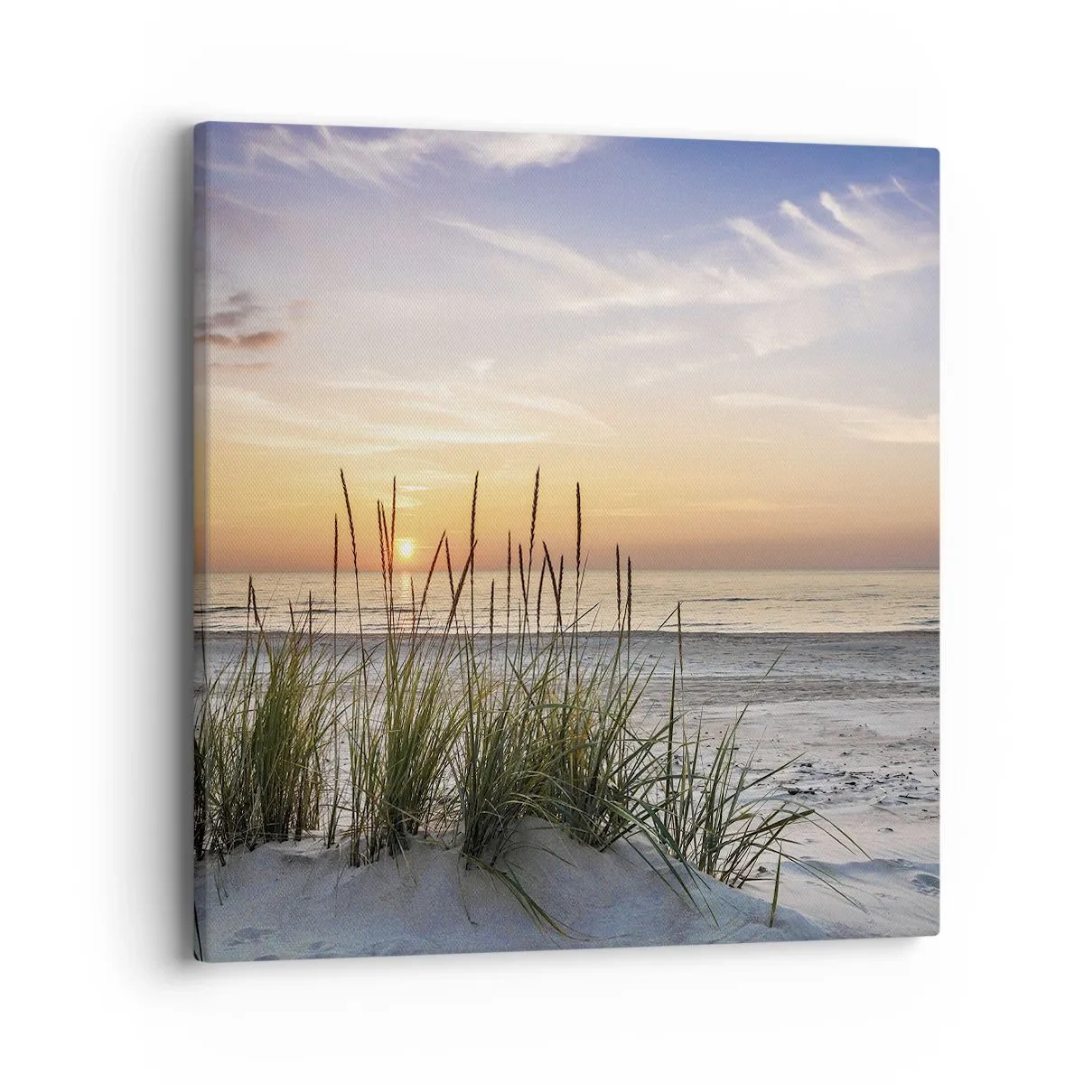 Obraz na plátne - Pozri sa, predstav si a pociť - 40x40 cm