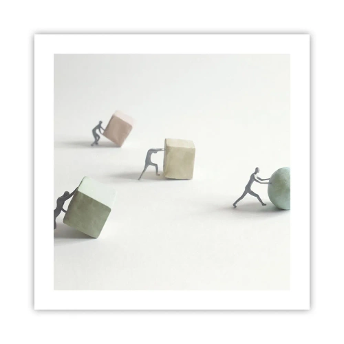 Plagát - Život samotný - 50x50 cm