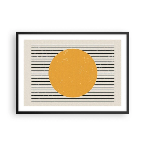 Plagát v čiernom ráme - Sila jednoduchosti - 70x50 cm