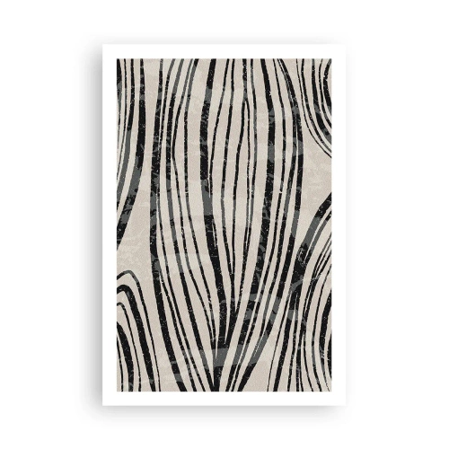 Plagát - Močiar s líniami - 61x91 cm