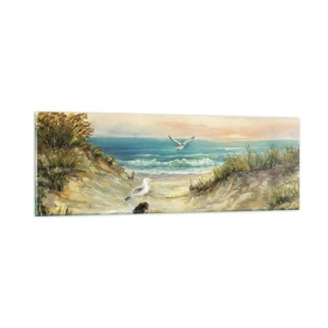 Obraz na skle - Bezvetrie a samota - 90x30 cm