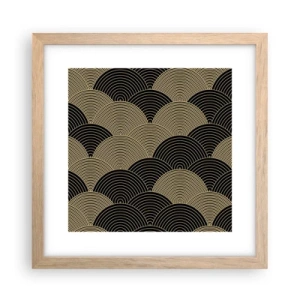 Plagát v ráme zo svetlého duba - Jednota v mnohosti - 30x30 cm