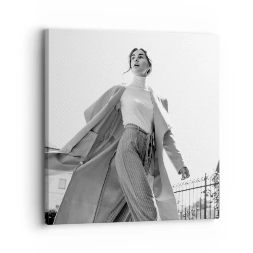 Obraz na plátne - Ideš so mnou? - 30x30 cm