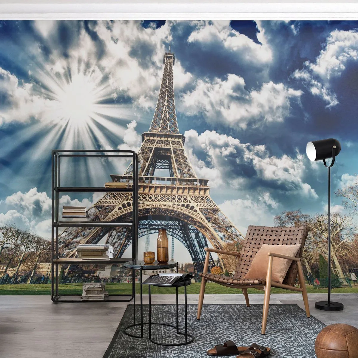 Fototapeta Premium Sand - Jediná taká pod slnkom - Eiffelova veža, Paríž, Architektúra - 250x175 cm