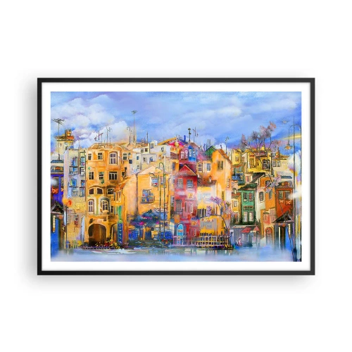 Plagát v čiernom ráme - Sme spolu - 100x70 cm