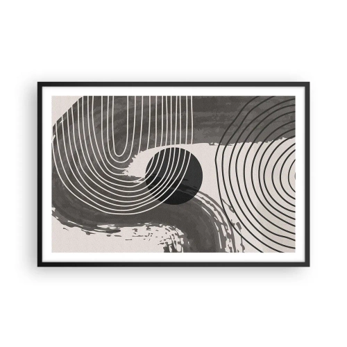 Plagát v čiernom ráme - Ovál víťazí - 91x61 cm