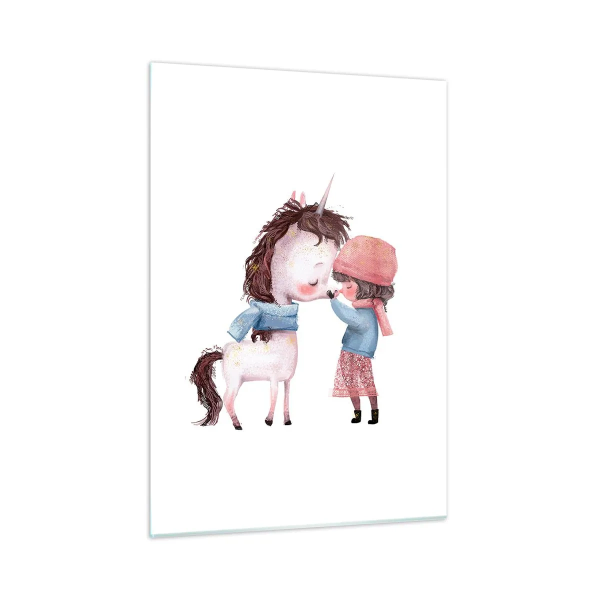 Obraz na skle - Zimný príbeh - 50x70 cm