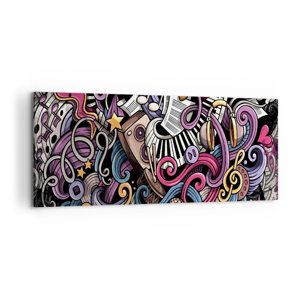 Obraz na plátne - Komplikovaná melódia - 100x40 cm