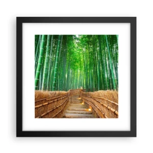 Plagát v čiernom ráme - Esencia ázijskej prírody - 30x30 cm