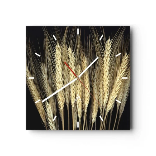 Nástenné hodiny - Rustikálna mágia - 30x30 cm