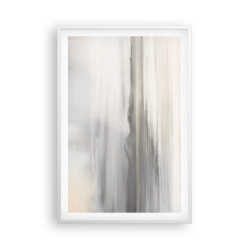 Plagát v bielom ráme - Zamyslená diaľka - 61x91 cm