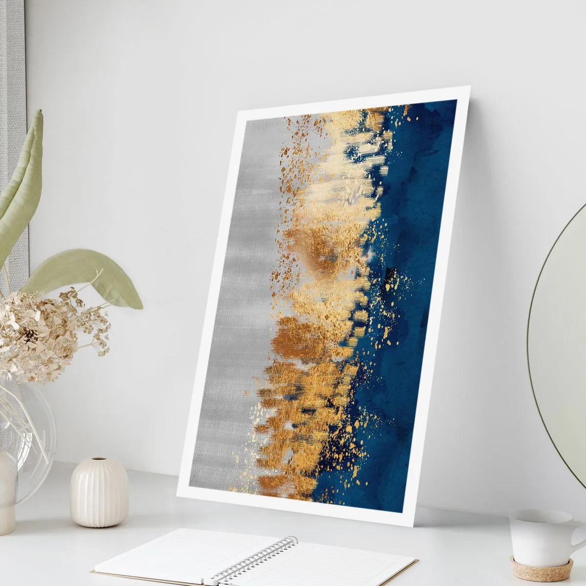 Plagát - Moderná kompozícia s iskrou - 61x91 cm