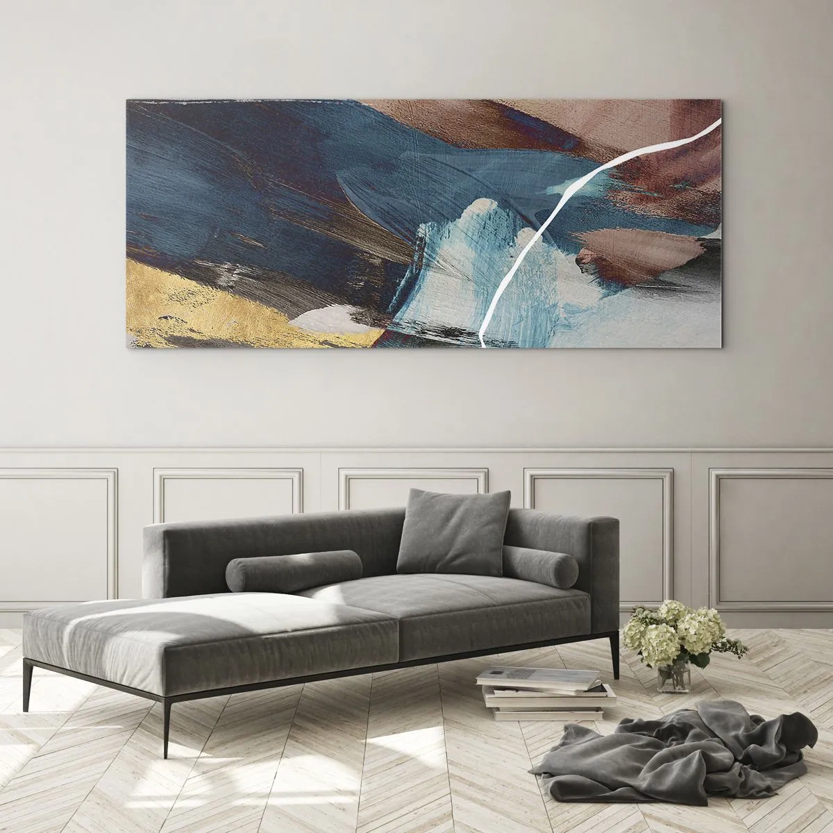 Obraz na skle - Na plno a s energiou - 160x50 cm