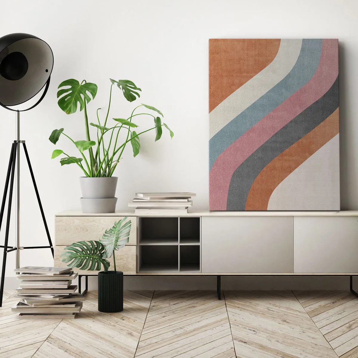 Obraz na plátne - Diagonálna kompozícia – pohyb - 70x100 cm