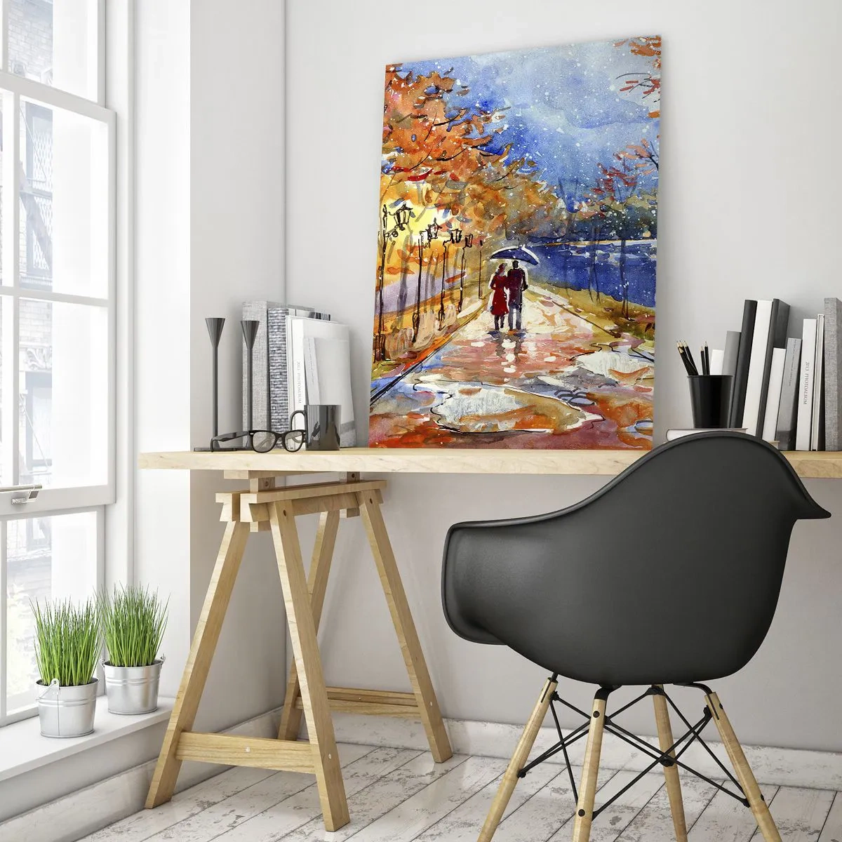 Obraz na skle - Spoločne k hranici času - 50x70 cm