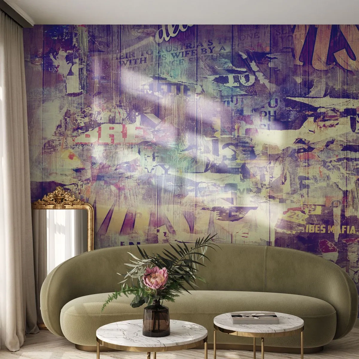 Samolepiaca Fototapeta Deluxe Sticker - A toto zostane - Graffiti, Nástenná maľba, Grafika - 250x175 cm
