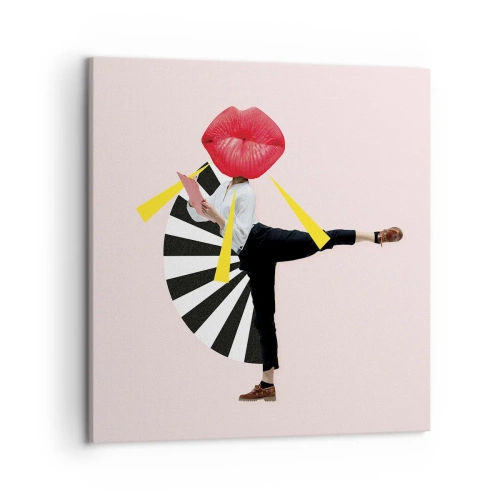 Obraz na plátne - Surrealistický pop-art - 50x50 cm