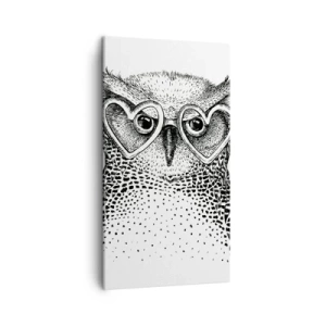 Obraz na plátne - Múdro a s láskou - 45x80 cm