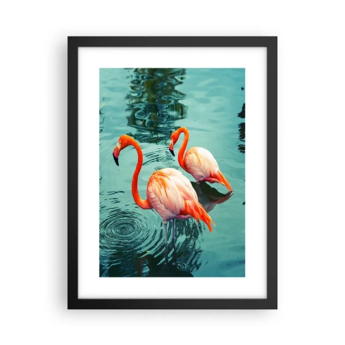 Plagát v čiernom ráme - Teraz sme v móde - 30x40 cm