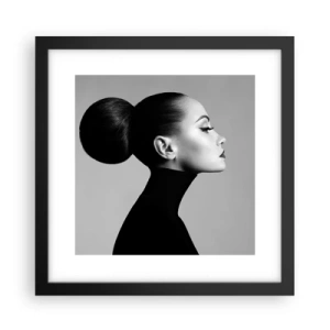 Plagát v čiernom ráme - Moderná Nefertiti - 30x30 cm