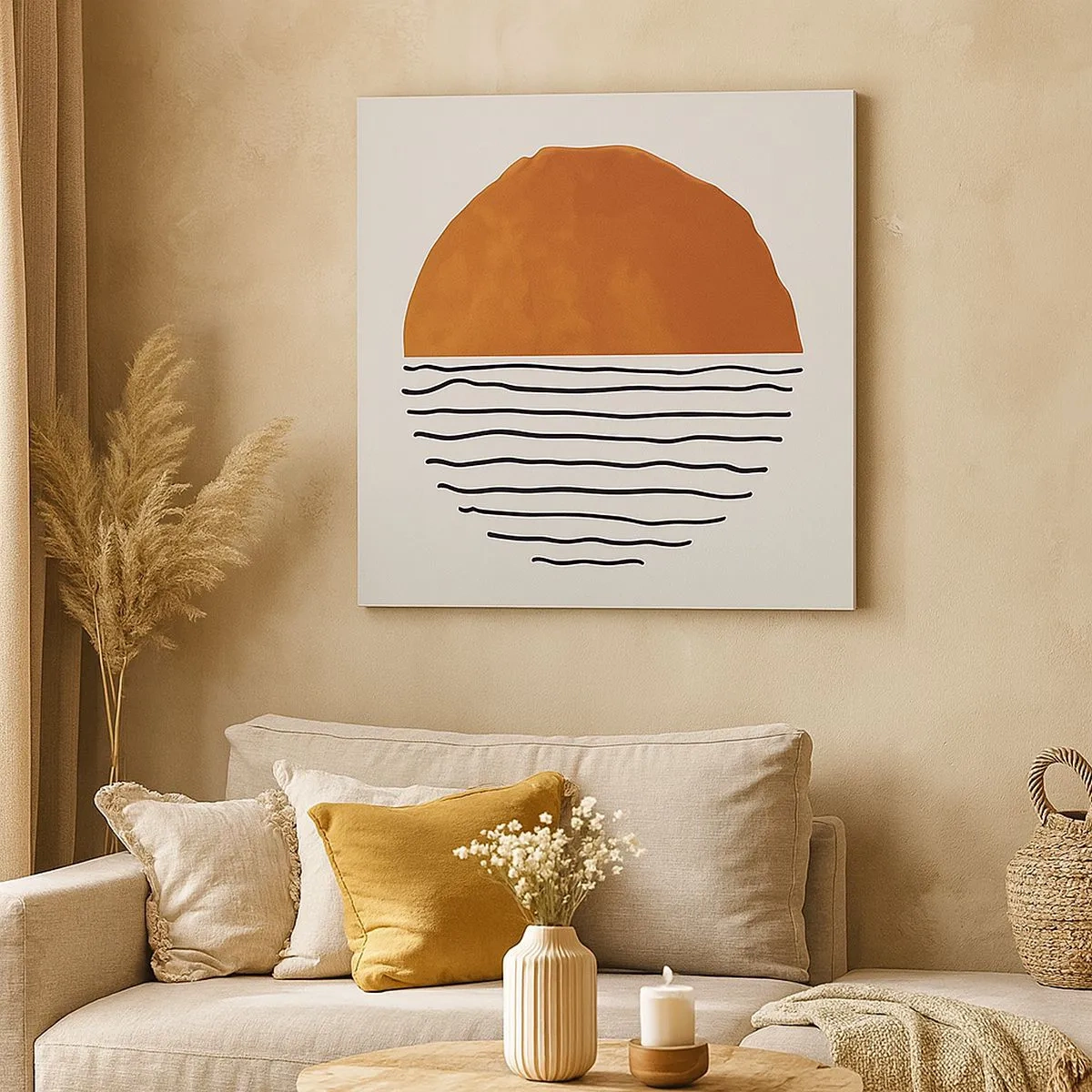 Obraz na plátne - V japonskej atmosfére - 30x30 cm