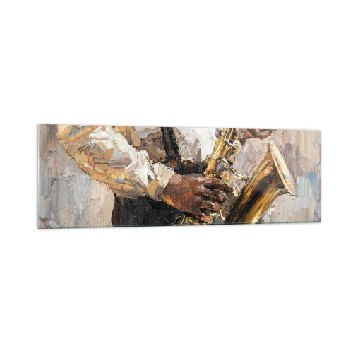Obraz na skle - Čas na sólovú hru - 160x50 cm