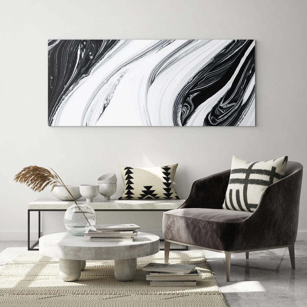 Obraz na skle - Spojenie protikladov - 100x40 cm