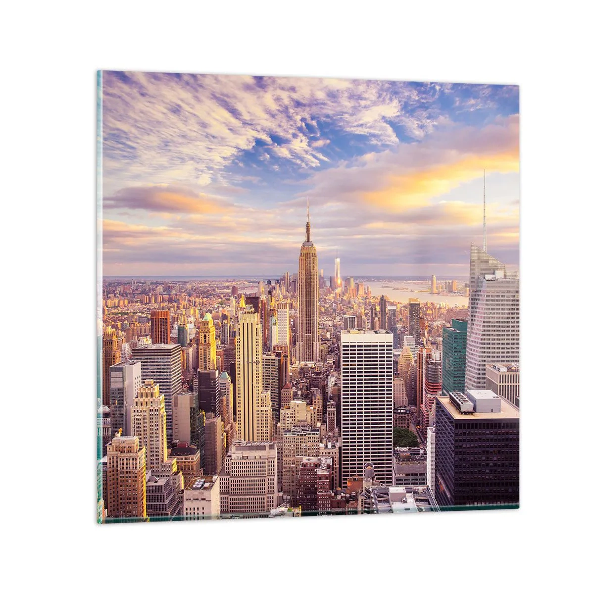 Obraz na skle - Dosiahnuť samotné oblaky - 60x60 cm