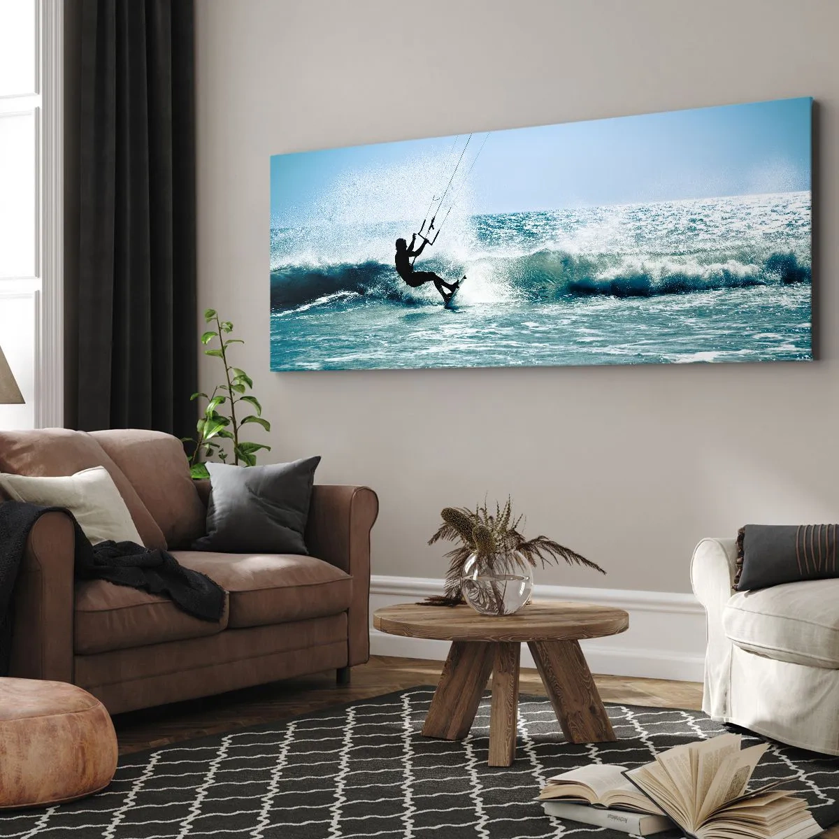 Obraz na plátne - Nechajte sa uniesť - 100x40 cm