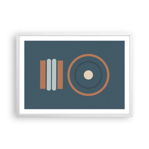 Plagát v bielom ráme - Podstata vecí - 70x50 cm