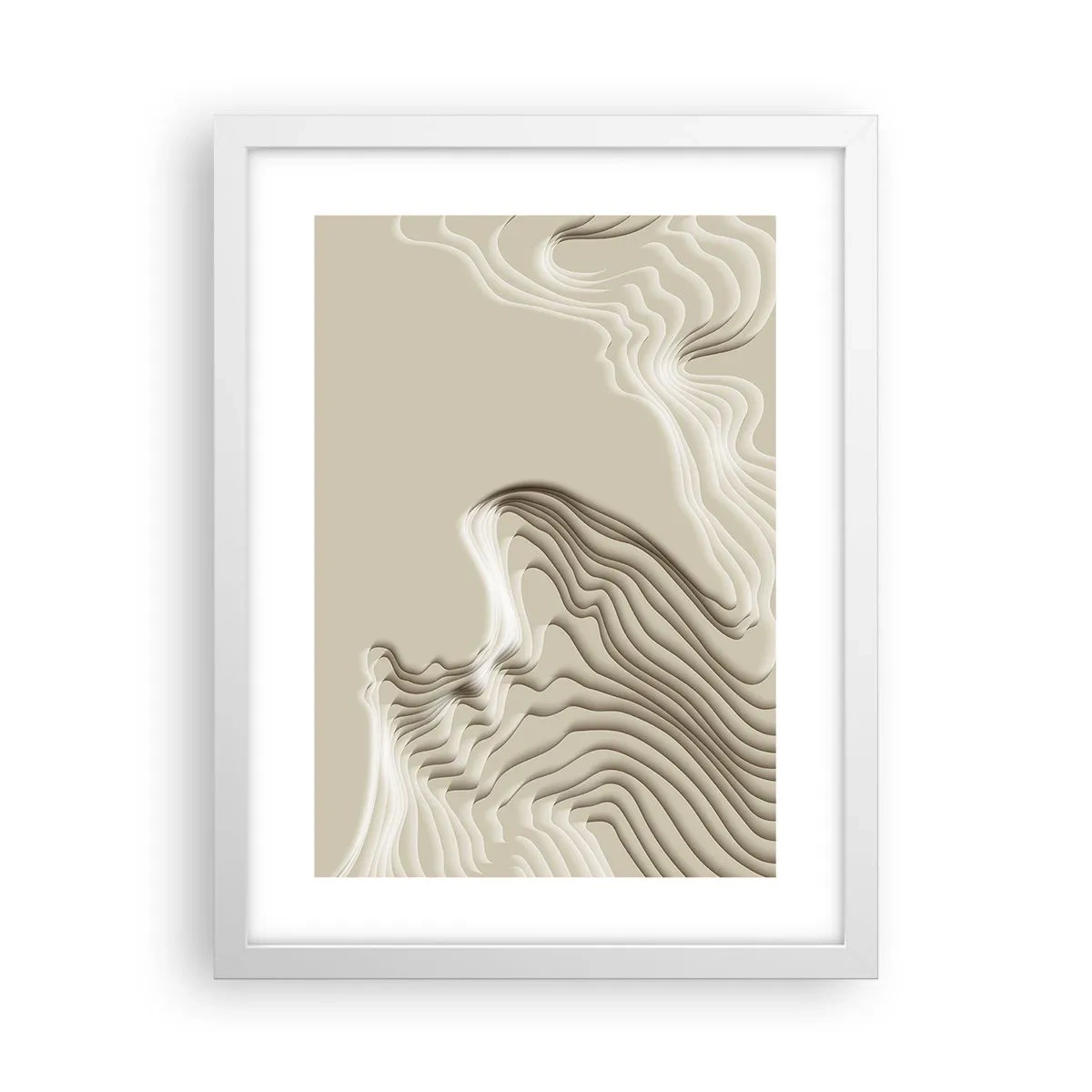 Plagát v bielom ráme - Topografia umenia - 30x40 cm