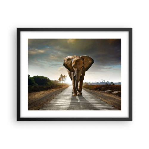 Plagát v čiernom ráme - A vôbec nie v sklade porcelánu - 50x40 cm