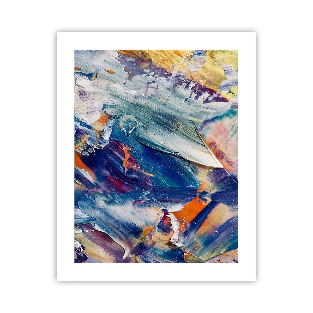 Plagát - Chaos farieb - 40x50 cm