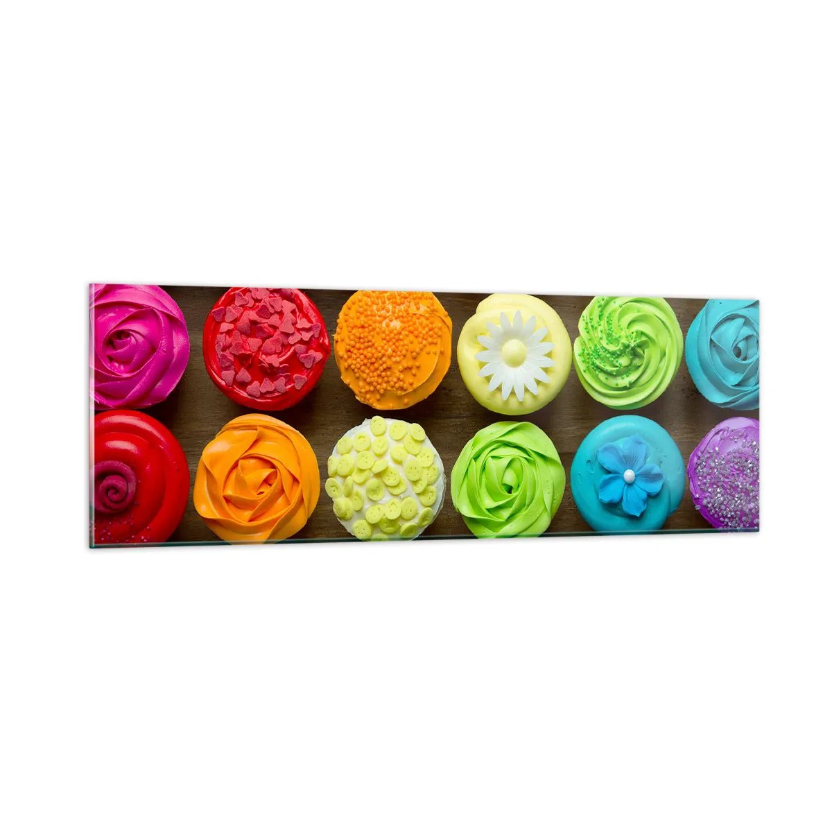 Obraz na skle - Každé iné - všetky skvelé - 90x30 cm