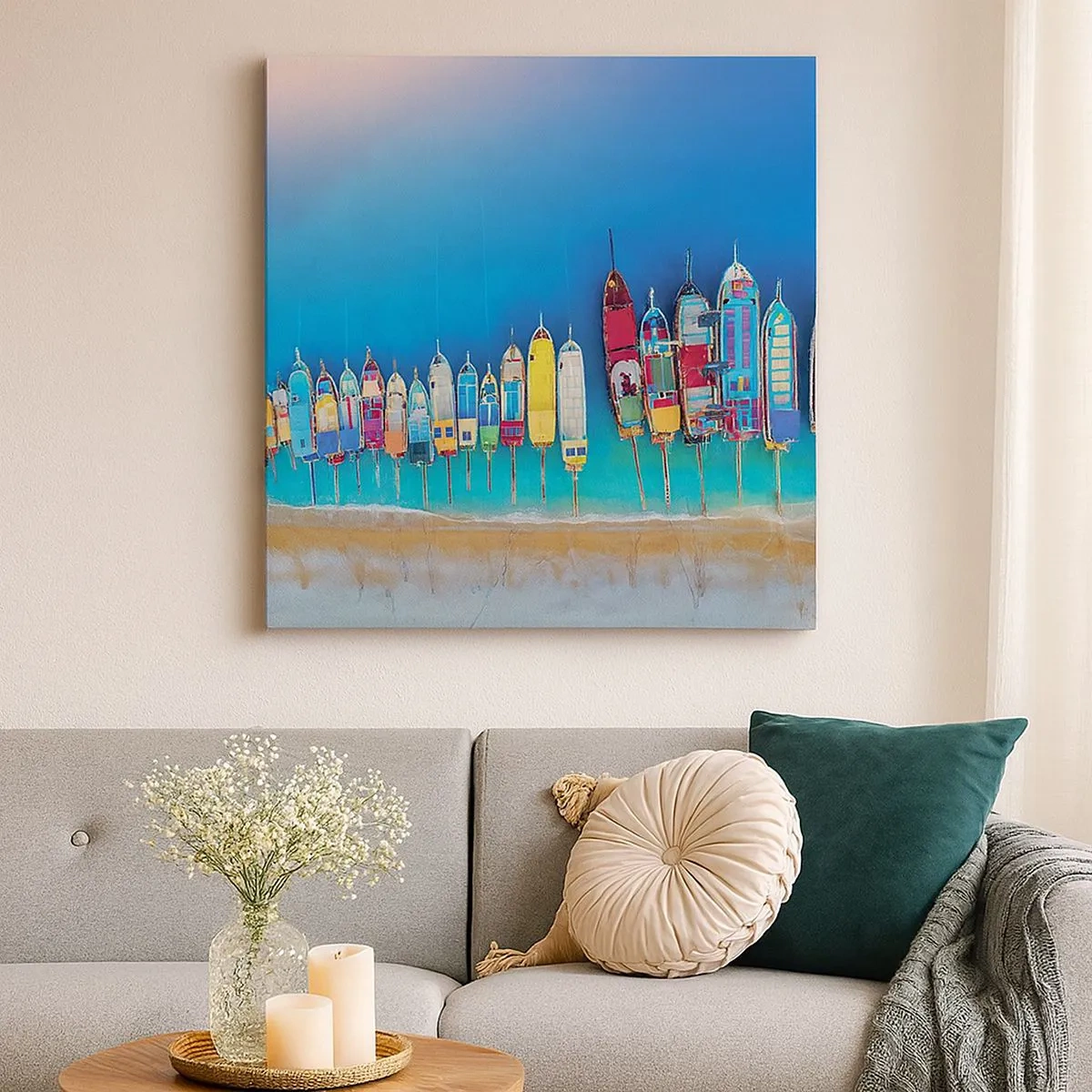 Obraz na plátne - Z vtáčej perspektívy - 30x30 cm