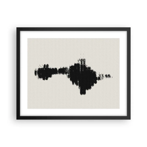 Plagát v čiernom ráme - Vibrácie predstavivosti - 50x40 cm
