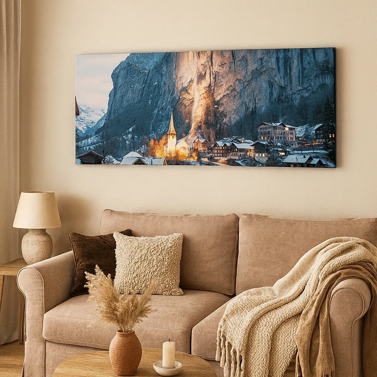 Obraz na plátne - Svetlý duch zimy - 30x30 cm