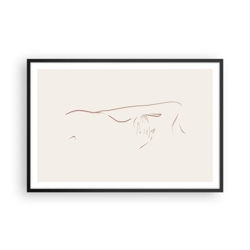 Plagát v čiernom ráme - Tvar túžby - 91x61 cm