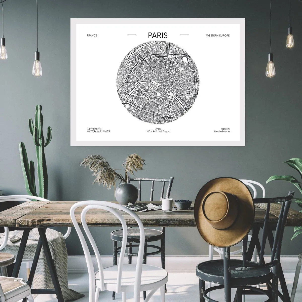 Plagát - Anatómia Paríža - 100x70 cm